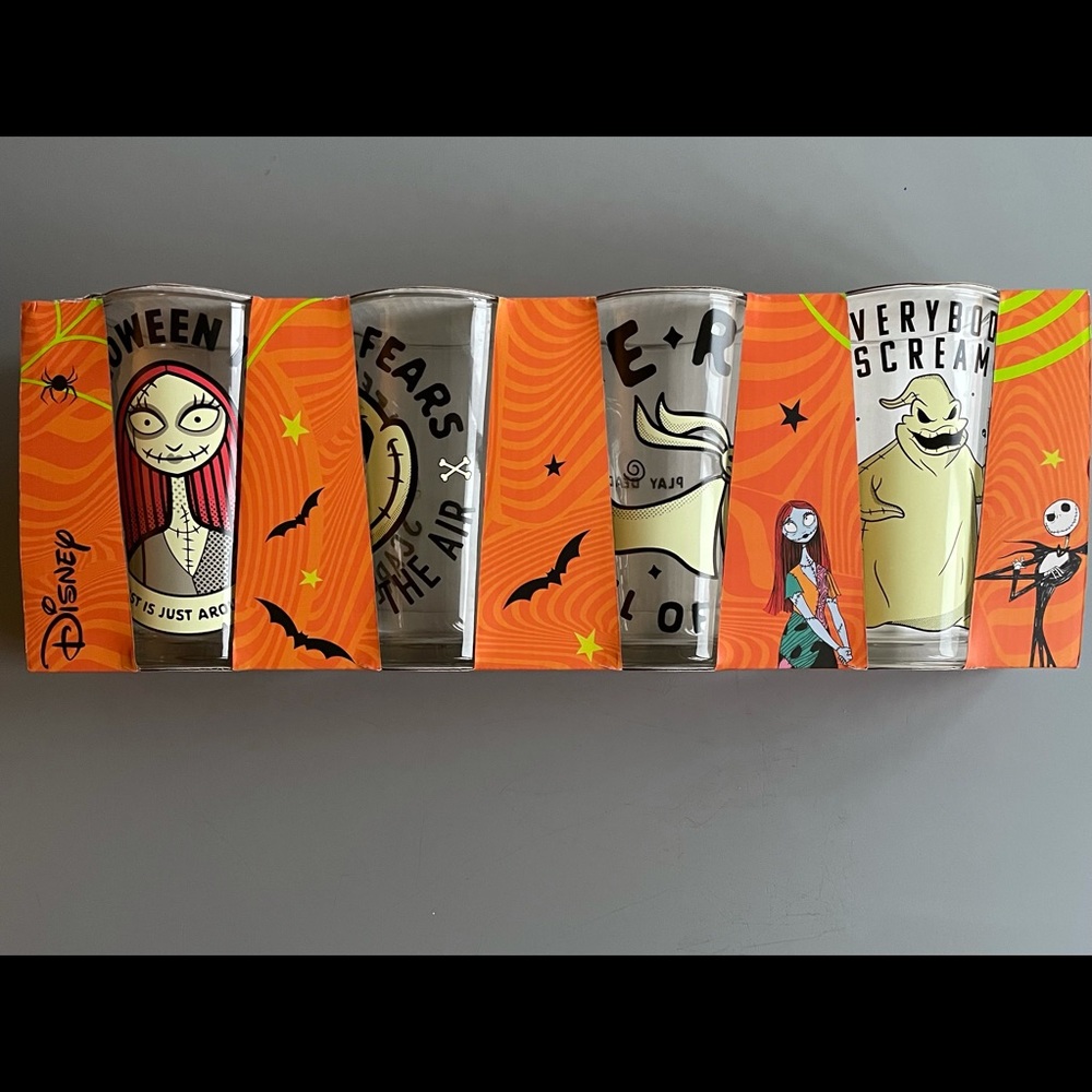 NWT Disney Nightmare Before Christmas Glassware
